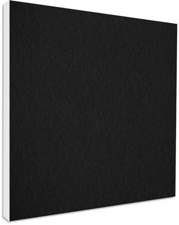 platino24 Schallabsorber Colore 55x55x5 cm – Wand & Decke – Schwarz