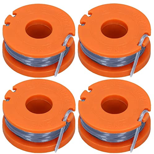 SPARES2GO 2.5m Line & Spool Compatible with Argos McGregor Strimmer Trimmer (Pack of 4)