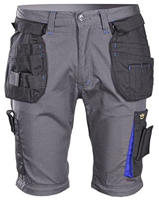 Seven Kings Topaz Stahl Kurze Sommerarbeitshose Arbeitshose Arbeitsshorts Gartenhose Sicherheitshose Schutzhose Arbeitsbekleidung 60