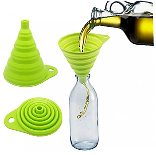 Bontannd Pliable Gel De Silicone Pliable Entonnoir Hopper Outil De Cuisine