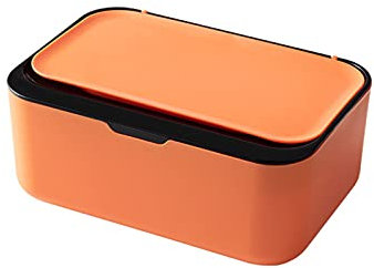ohfruit Feuchttücherspender, Feuchttuchbox für Babywindeln, Clamshell-Design, staubdicht, hält die Tücher frisch, einfach zu öffnen und zu schließen, abwischbarer Behälter für den Schreibtisch,