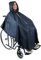 KMINA - Regencape Rollstuhl Erwachsene (Thermische Innenauskleidung), Rollstuhldecke Wasserdicht mit Reißverschluss, Regen Poncho Cape für Rollstuhl, Decke für Rollstuhlfahrer mit Kapuze
