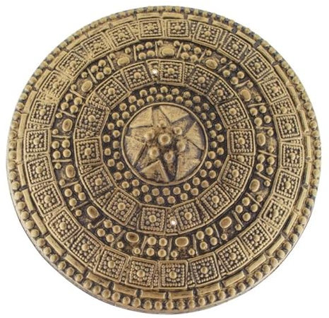 PARTY DISCOUNT Schild Römer, rund, Gold verziert, 45 cm