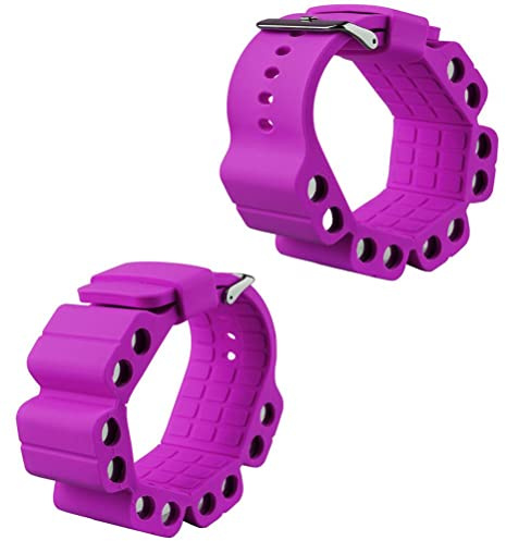 VBESTLIFE 2 Stück Verstellbare Handgelenkgewichte Tragbar Handgelenk Knöchelgewichte Armband für Übung Joggen Yoga Gymnastik Aerobic Pilates (Schwarz)