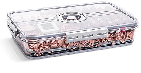 Cxlly Humidor-Kunststoffbehälter-Set, Zigarrenhumidore, Behälter mit Zedernspänen, inklusive digitalem Hygrometer und Luftbefeuchter, luftdichter Zigarrenbehälter (Size : S)