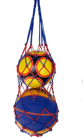 LuLiyLdJ Rete con palla, Rete da Pallavolo, Rete Pallavolo, Rete Pallavolo Portatile, Sacchi a rete per palloni, Per il trasporto di palloni da basket, palloni da pallavolo