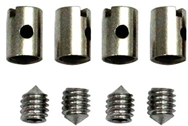 Azxcvbnm Lötfreie Kabelnippel, 5 mm, Drosselklappe, Korrosionsschutz, rostfrei, zum Einrichten von Vergaserkabeln für Auto, Motorrad, 8 Stück