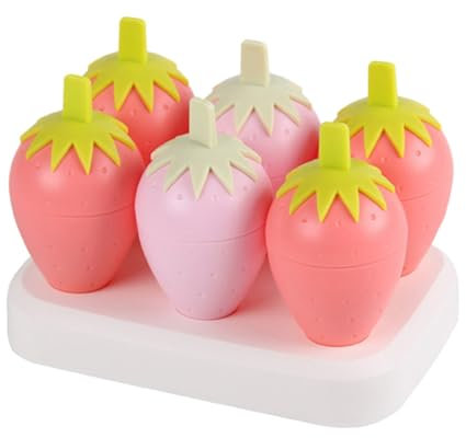 Cabilock 6cuadrículas Moldes Para Paletas De Helado Molde Para Helado Diseño De Dibujos Animados Para Hacer Casa Fácil De Limpiar