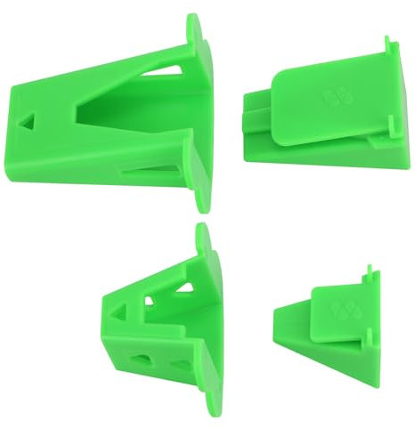 2stk Stoffrollen-Röhrenformer, Kunststoff-Stoff-Jelly-Roll-Former für Stoff DIY-Stoff-Schrägbandformer Stofffaltwerkzeug zur Einfacheren Herstellung von Stoffrollen-Teppichen (Grün)