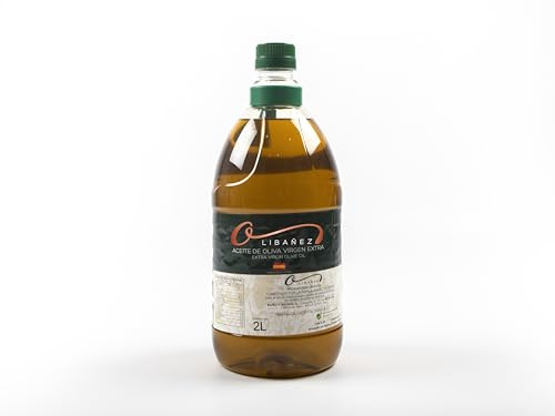 OLIBAÑEZ Aceite de Oliva Virgen Extra – Producto de Jaén España - 100% Picual – Prensado en Frío – Directo del Olivar Familiar (2 Litros)