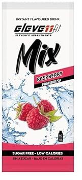 Mix Saborizante - Elevenfit - Pack 24 unidades - Sabor Frambuesa - Mix Saborizante sin azúcar 24x9g