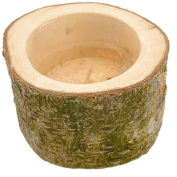 Remingtape Husdjurshamster matskål från, hamster ekorre foderskål, träbit, gnagarleksak för små djur, matskålar, hållbar, enkel installation