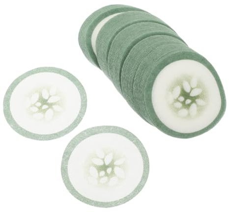 OATIPHO Almohadillas Para Ojos Estampado De Pepino 200 Piezas No Tejidas Hidratantes Para Cuidado Ocular Mujeres Uso Diario Viaje