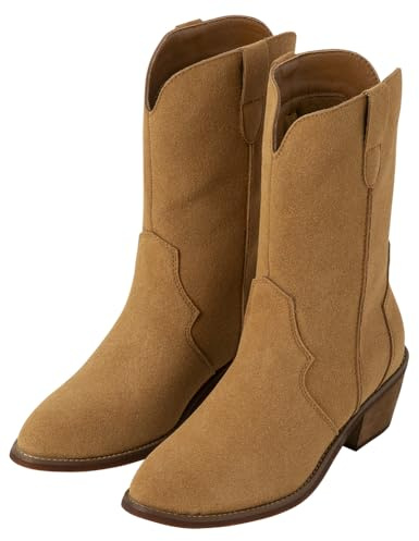 Springfield Brown Cowboy Boot, Bota Vaquera Mujer, Bronceado, 36 EU