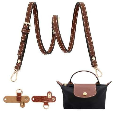LuxStellar Correa para hombro para mujer Long champ, correa ajustable para bolsos Long champ, perfecta para bolsos mini y organizadores Long champ