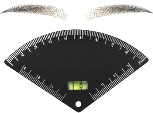 Règle De Sourcils Pour Le Tracé Template de Mesure Haute Précision | Outil De Mise En Forme Des Sourcils pour Salon à Domicile, Coiffeuse, Débutants, Professionnels, Femmes et Filles