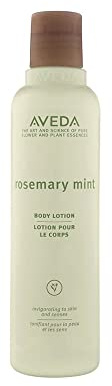 Aveda Rosemary Mint Body Lotion | Lightweight Cooling Lotion with Menthol | with Invigorating Aroma of Certified Organic Peppermint & Rosemary, 6.7 Fl Oz