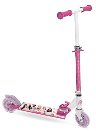 Mondo Toys - Aluminiumroller für Jungen / Mädchen BARBIE - verstellbarer Lenker - 2 Räder - 18081