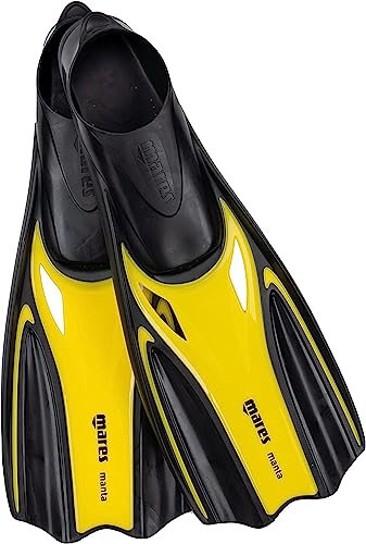 Mares Manta Vollfußflosse Schnorchelflosse (Yellow, 40/41)