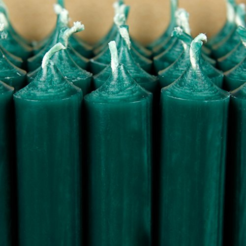 Durchgefärbte Stabkerzen 180 x Ø 22 mm, Tischkerzen aus Paraffinwachs, rußarm, geruchsneutral, Made in Germany