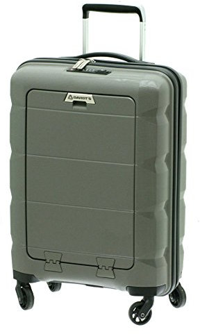 Bowatex Aktenkoffer Pilotenkoffer Laptop Koffer Trolley Grau Anthrazit 54 cm