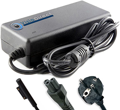 Visiodirect® Alimentation Compatible avec Tablette Microsoft Surface Pro 4 1724 12V 2.58A Chargeur Adaptateur