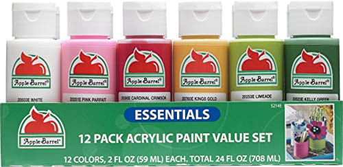Apple Barrel akrylfärg, multi, 59 ml (paket med 12)