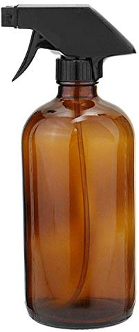 KunLS Eco-Friendly Spray Bottles Amber Spray Bottles Non-Toxic Spray Bottles Trigger Pump Glass Spray Bottle Essential Oil Bottles Hairdressing Sprayer Portable Spray Bottles 250ml