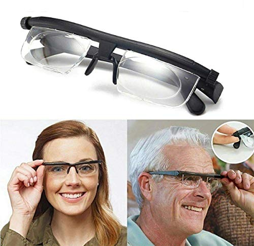 HAJKSDS Gafas Ajustables Cerca Lejos, Lentes De Lectura Focus Lentes Ajustables, Dioptrías Lentes De Miopía, Lentes Unisex