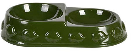 MAISONICA Green Hedgehog Feeding/Drinking Bowl Dish Garden Wildlife