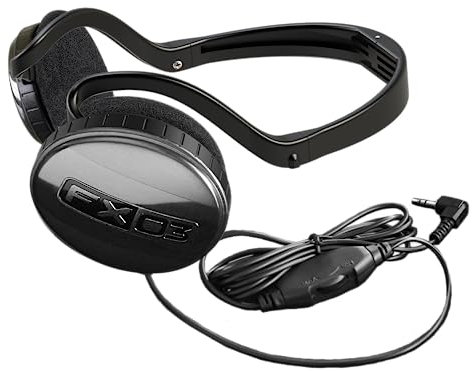 XP Wired Headphones FX-03 with Volume Control for Metal Detection - Compatible with all metal detectors with a jack plug and with The Wireless Headphones Control Module