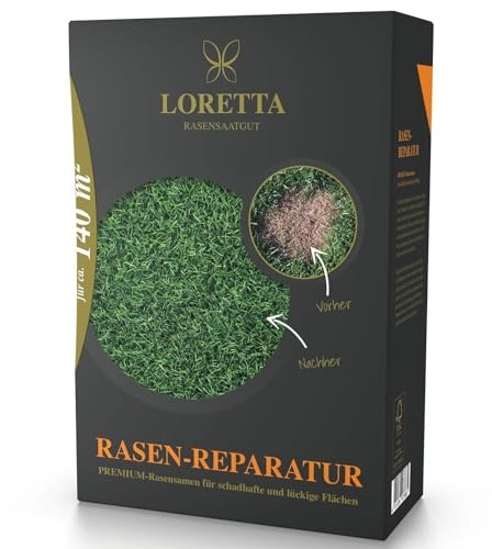 Loretta Rasenreparatur Premium 2,2 kg Rasensamen Nachsaat Grassamen Profirasen