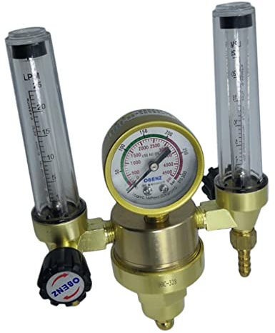 Sharplace Argon Druckminderer Druckregler Manometer Gasregler TIG 2 Manometer