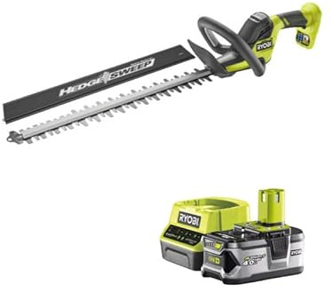 Pack RYOBI Taille-Haies 18V One+ Brushless Linea 45 cm RY18HT45A-0-1 Batterie 4.0Ah - 1 Chargeur Rapide RC18120-140