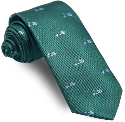Cencibel Smart Casual Corbata Motos (Verde-Azul)