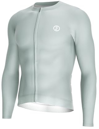 INBIKE Fahrradtrikot Herren Sommer Langarm mit 3 Taschen Atmungsaktiv Elastisch UV-Protect Schnell Trocknend JK282