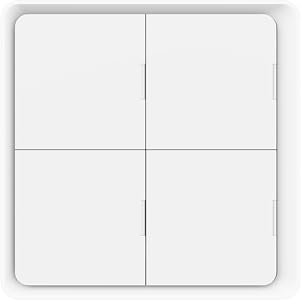 Smart Button, Homekit Button Fernbedienung Smart Switch Wandpaneel Home Assistant für Hub (4 Gang)
