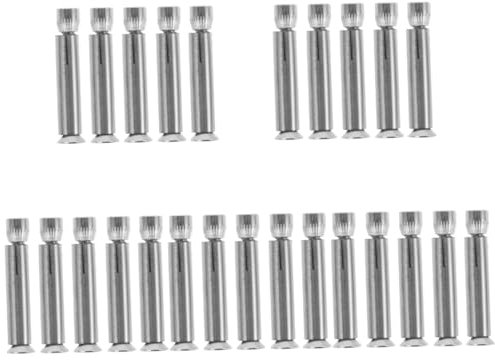 Uonlytech 25pcs Bolt Stainless Steel Expansion Screws Assorted Screws for Diy Projects