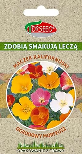 Verdica Kalifornischer Mohn Samen, Eschscholzia californica, lebhafte Blüten, pflegeleicht, ideal für Sandböden, beruhigend, Höhe 30-50 cm, umweltfreundliche Verpackung (1 Gramm)