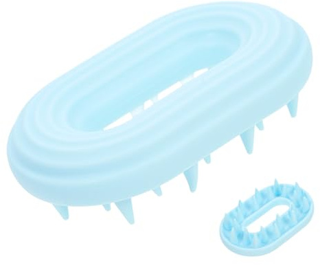 CALLARON Kopfhautmassagebürste Für Haarwäsche Shampoobürste Zur Kopfhautreinigung Kleine Massagebürste Für Kopfhautpflege Haarschrubber Gegen Schuppen Kopfhautbürstendusche Zur