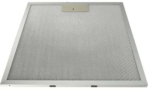 G GRIMALDI Filtro in Alluminio Compatibile con Cappe Elica Electrolux Zanussi 320x320h9 mm - Filtro Metallico Lavabile - Per Cappe Aspiranti a Incasso/Isola 481248058144 50268967002 91943893 (1)