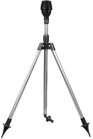 Aspersor Tripod | Aspersor de Doble Cara con trípode - Cabezal de pulverización Ajustable de riego automático para Exteriores, Caminos, Jardines, Agricultura