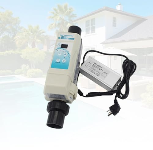 Chlorinateur Au Sel,Système De Chloration Au Sel pour Piscines Enterrées, Chlorinateur Spa Autonettoyant Et Générateur De Chlore Piscine pour Eau Salée(16000 gallons)