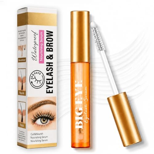 5 mL Sérum pour la Pousse des Cils,pour booster la pousse les,Orange | Utilisation en salon à domicile,,Naturally Longer Lashes and Extensions,Prend en Charge la Croissance et le Soin des Cils