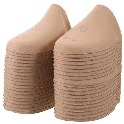 Gadpiparty Árbol de plantillas de cartón para zapatos 20 pares EU 41-43 antiarrugas moldeadoras para botas y zapatillas en limpieza en seco y exhibición para mujeres y hombres