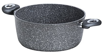 Aeternum Madame Petravera 2.0 Casseruola, Alluminio, Grigio (Pietra), 24 cm