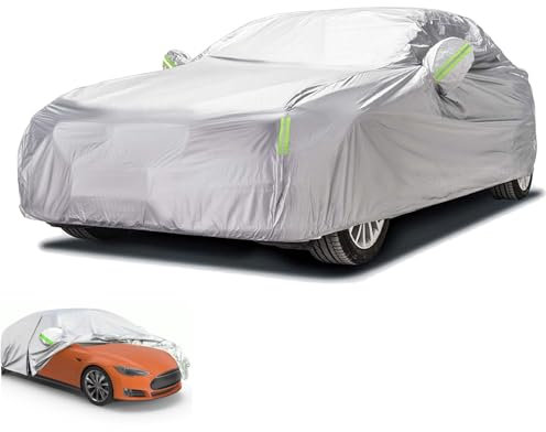 Universal Autoplane Autoschutzhülle Vollgarage Auto Garage Abdeckung - Car Cover - Abdeckplane wasserdicht - Autoabdeckung - Outdoor & Indoor - 430 * 175 * 150 cm