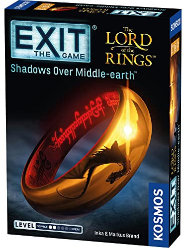 Thames & Kosmos EXIT Der Herr der Ringe - Schatten über Mittelerde, Kartenspiel, Familienspiele für Spieleabend, 2022 Astra Bestes Spielzeug für Kinder Finalist für 1 bis 4 Spieler, ab 10 Jahren