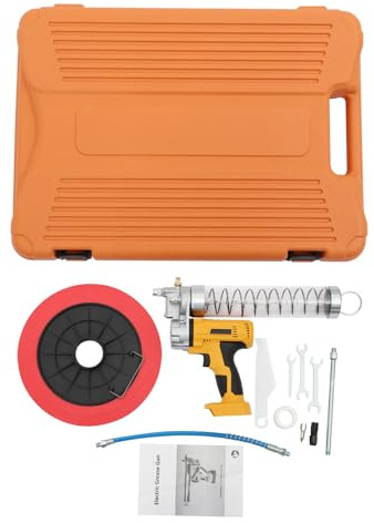 Czyurachel Akku Kartuschenpresse, Kartuschenpistole für Makita Akku-21/24 V, 8000 PSI Elektrische Kartuschenpresse, Sichere Fettansaugplatte, Silikonpistole Akku (Ohne Akku)