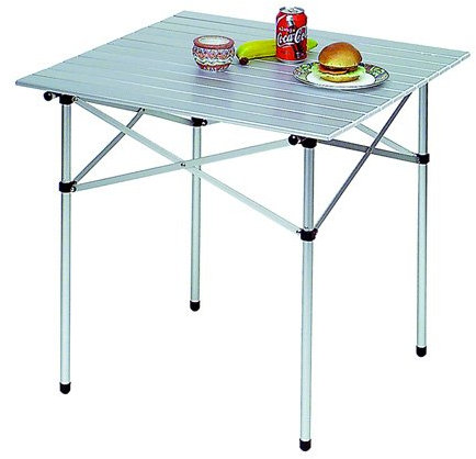 Alu Campingtisch mit Alurollplatte Gr. 1